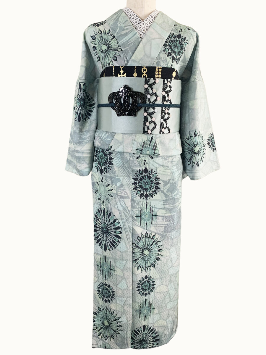 【即納品】AI礼拝堂ビジュー薄緑(左胸柄)Mサイズ - [玉のり]TAMANORI online shopping.