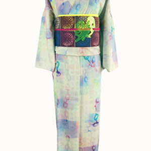 【即納品】七宝地紋チェーンイエローＬサイズ