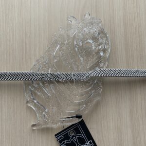 帯プレートピーコック/クリアラメ