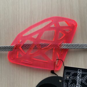 帯プレートダイヤモンド/透明蛍光ピンク