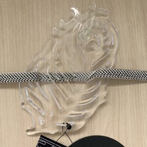 帯プレートピーコック/クリア